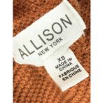 Allison New York NATALIA CARDIGAN front button knit floral size extra small NWOT Orange Photo 8