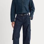 Everlane  The Oversized Denim Shirt in Tungsten Rinse, Size 4 Photo 1