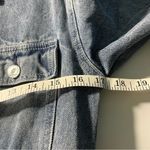 Missguided Denim Long Sleeve Shorts Belted Romper Women’s Size 4 Photo 8