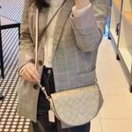 Coach Ellen Crossbody In Signature Light Khaki & Chalk C1430 Photo 6