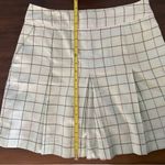 IZOD Vintage  XFG Cool FX Mint Green Plaid Pleated Golf Skort Photo 7