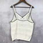 Democracy  Crochet Babydoll Top Size XL Cami Tank Boho Indie Sleaze Festival Chic Photo 4