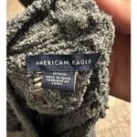 American Eagle  Cropped Sweater Women's Size Men Gray Cozy Winter Neutral Photo 2