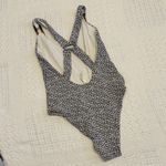 Anthropologie Tavik XS Jayce one piece tortoise detail swimsuit SW2 2965 Black Photo 5