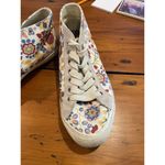 Seavees Womens casual Sneaker Size 9 high top canvas floral print Photo 1