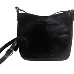 Patricia Nash Emeline Vintage Distressed Leather pure crossbody black EUC Photo 0