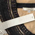 Naeem Khan Black White Nude Floral Lace Long Sleeve Mermaid Dress sz 10 NEW Tags Photo 3