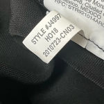 J.Crew Women’s Black Velvet Cropped Jogger Pants 00P – Mid Rise Holiday Goth Photo 4