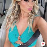 Princess Polly  Clover Top Teal Sparkly Photo 0