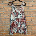 Blue Rain Blue‎ Rain Floral Print Dress Womens Size Small Sleeveless V Neck Casual Summer Photo 1