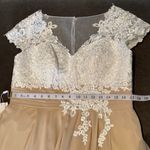 Women’s Ivory Lace Top Chiffon V Photo 8