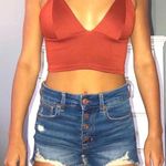 Charlotte Russe burnt red crop top Photo 0