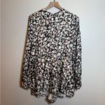 Endless Rose Endless‎ Rose Maize Printed Shimmer Ruffle Romper Photo 1