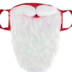 Safe Santa novelty face mask, unisex, New Photo 0