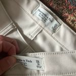 Abercrombie & Fitch A&F 90’s ultra high waisted leather trim pants Photo 2