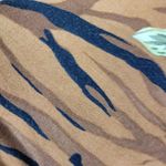 Teddi Womens Dress Size Petite S Brown Cheetah Floral Short Sleeve Midi Casual Photo 4