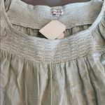 Wonderly Smocked Ruffle Midi Dress Light Green Size 2X NWT *Flaw Photo 7