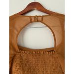 WAYF Burnt Orange Cropped Boho Top Size XS Photo 5