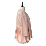Torrid Women's Blazer Blush Pink Pleated Hem Open Front 3/4 Sleeve Plus Size 1X Photo 2