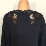 Alfani black dress with cut out embroidered lace. New Photo 5