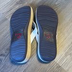 Vionic Sandals Womens 10 Mimi Wedge Flip Flop in Brown Flower detail cute spring Photo 10