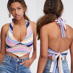 PacSun Kendall & Kylie Crochet Woven Halter Top NWT Photo 1