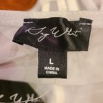 Say What? Say What White See Through Mesh Bra Crop Top Size Large Photo 2