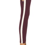 Splits59  Clare High Waist Rigor 7/8 Leggings in Dark Cherry / Creme Medium $128 Photo 2