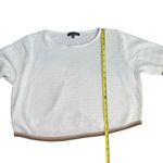 Fore Size M Sepia Trim Pointelle Knit Matching Set Cream Beach Neutral Lounge Brown Size M Photo 6