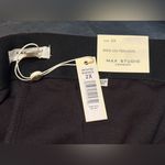 Max Studio Black Top with white thread trim & Wide Leg Trousers Set 2X MSRP $198 Photo 8