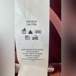 Kate Spade Women’s Burgundy Bandeau with Pink Trim Swimsuit Top Size M Photo 4