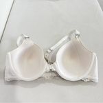 Maidenform Size 38C One Fab Fit Full Coverage Lace Racerback Bra 07112 White Photo 4