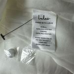 NWT Lulus Beyond Classy White Satin Halter Midi Dress M Backless Party Cocktail Size M Photo 10