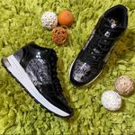 DKNY  Graffiti High Top Patent Leather Sneakers Photo 1