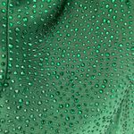 Lucci Lu NWT 4156 GREEN Sparkle Backless Dress Sz 2 $248 Photo 4