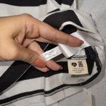 Madewell NWT Black & White Softfade Cotton Boxy-Crop T-Shirt Size Medium Photo 3