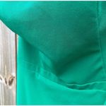 BHLDN Women's Green Sleeveless V-Neck Gown Size 12 Formal Floor-Length Dress Photo 4