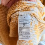 Old Navy  Fair Isle Knit Yellow Medium Open Front Cardigan Sweater Women's Photo 6