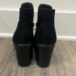 Black Suede Short heel boots, Women’s size 9 Photo 3