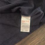 Goldie NWT  Lewinter Navy Long Sleeve Gold Tipped Ringer Tee Sz L Photo 10