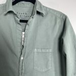 Frank & Eileen  Mary Dress Medium Thyme Green NEW Button Down Shirt Classic Photo 3