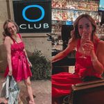 Anthropologie NWT $190 x Maeve Pink Bow-Tie Satin w/ Pockets Mini Dress 10 Photo 4