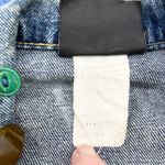 VTG 80s Y Womens Denim Jacket Size Small Buttons Retro Funky Preppy Maximalist Blue Photo 4