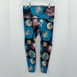 Adidas  Women's Floral Running Leggings AEROREADY Size Large Photo 1