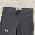 Under Armour women M compression heatgear pull on capris leggings black Photo 2