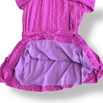 Anthropologie BTFL-life Fuchsia Ruffled Oversized Long Sleeve Mini Dress Size XL Photo 5