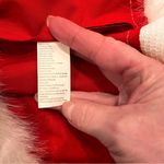 Metallic Red Christmas Skirt Faux Fur Trim & Black Belt Christmas Mrs Santa OS Size undefined Photo 3