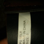 Beautiful S Mocha Perforated Casual Fashion Belt Brown Photo 2