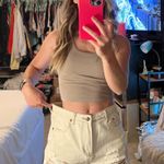 Signature 8 White Denim Shorts Photo 4