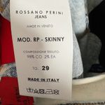 Rossano Perini Skinny Star Print Jeans Size 29 Photo 13